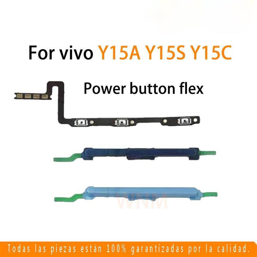 ใหม่สําหรับ vivo Y15A Y15S Y15C ปุ่ม flex เปิด/ปิดปุ่มสวิทช์ด้านข้างปุ่มปรับระดับเสียง