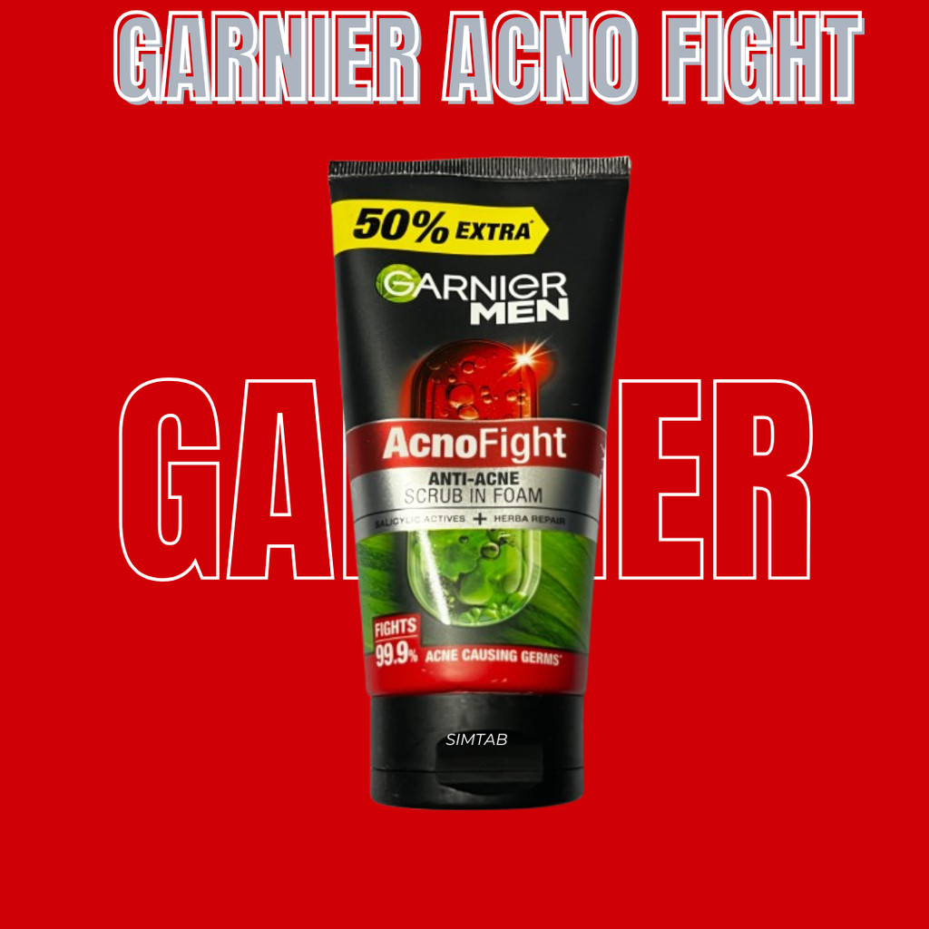 โฉมใหม่! การ์นิเย่โฟม ACNOFIGHT หลอดใหญ่ 150ml แท้100% GARNIER