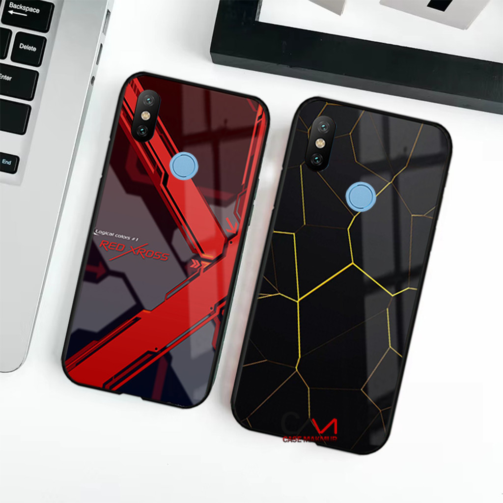 เคสเคลือบเงา Xiaomi Redmi 6 Pro A2 Lite 4x 4a 5a 6a 7a Note 5 6 7 4 Poco F1 - Casing Hardcase 2D