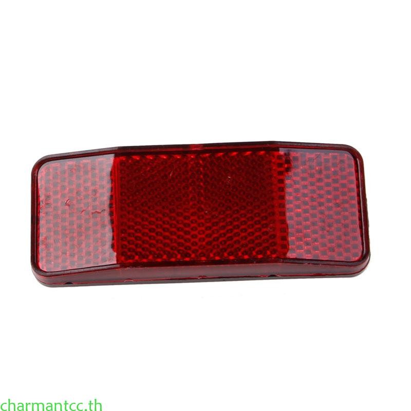 Charmantcc Bike Cycle MTB Road Safety Warning Reflector Light แถบสีแดงสะท้อนแสง