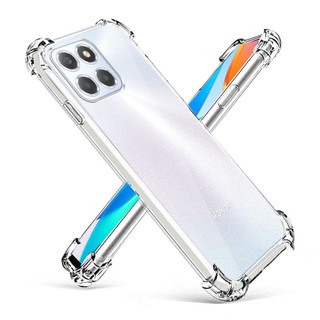 เคส แฟชั่นคู่ซิลิโคนกรณีโปร่งใสสำหรับ Honor X7C / X6B Huawei Nova9SE ตรงรุ่น 018
