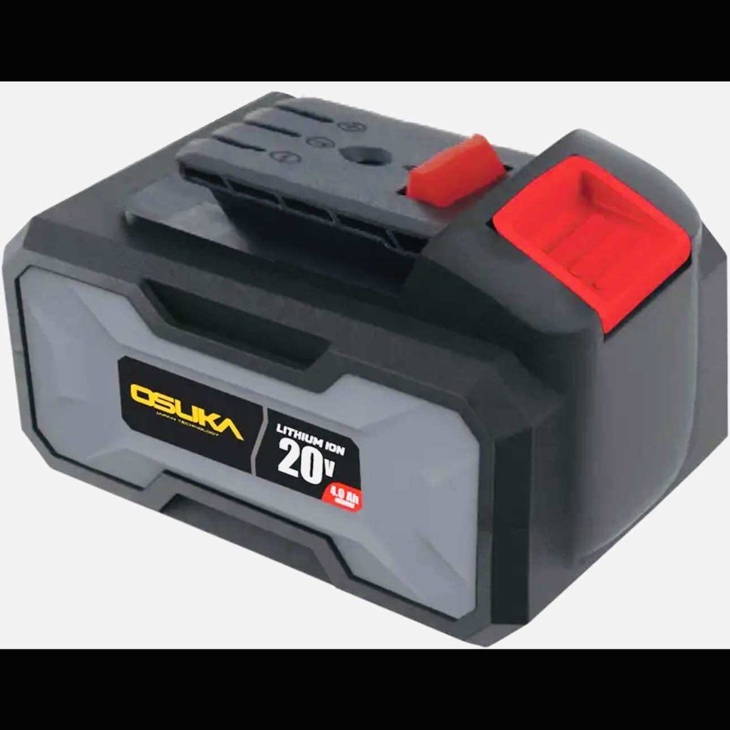 OSUKA แบตเตอรี่ 20V 4.0Ah - 2.0Ah ใช้ได้กับเครื่องมือไร้สายของOSUKA หลายรุ่น รุ่นใหม่มีปุ่มเช็ดแบต แท่นชาร์จมีแยกขาย