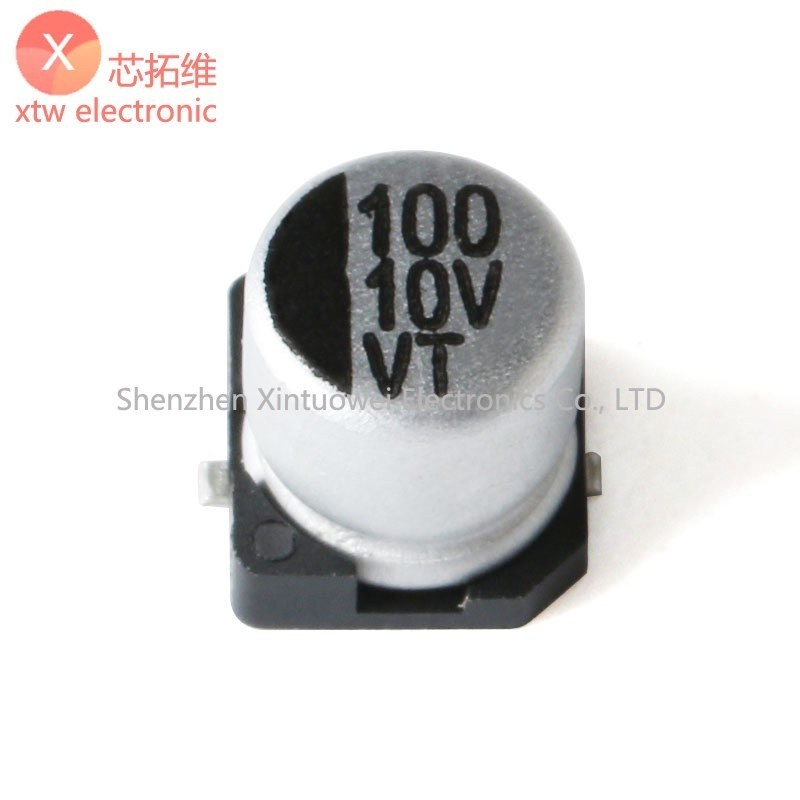 20 ชิ้น/ล็อตอลูมิเนียม Electrolytic Capacitor 10V 100UF คุณภาพสูง SMD 5*5.4 มม.ชิป Electrolysis