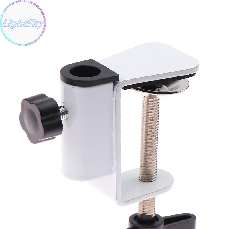 Lightsky Universal Clamp DIY อุปกรณ์คลิปโลหะคงที่สกรูผู้ถือกล้องขาตั้งสําหรับออกอากาศไมโครโฟนโคมไฟตั้งโต๊ะ Clamp TH