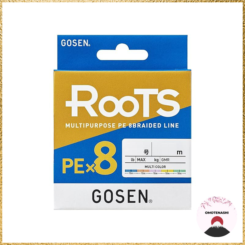 Gosen GMR852010 Roots PE*8 Multicolor 200m No. 1