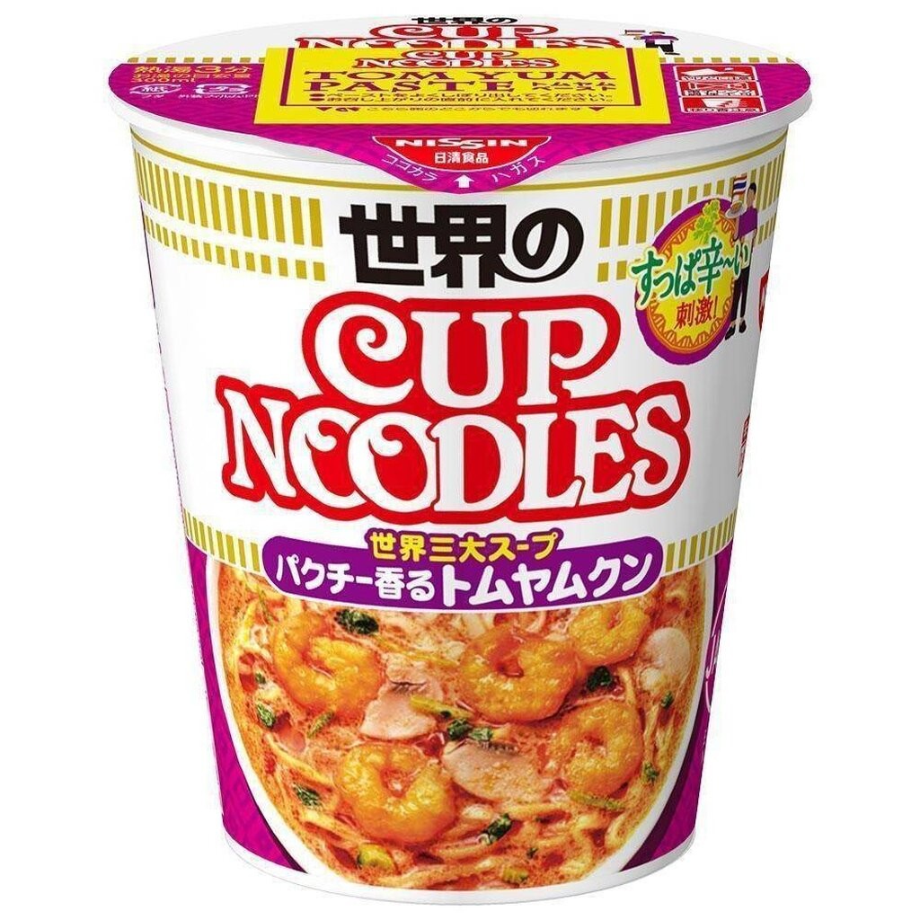 Nissin Tom Yum Kung บะหมี่กึ่งสำเร็จรูป รสต้มยำกุ้ง made in japan🇯🇵