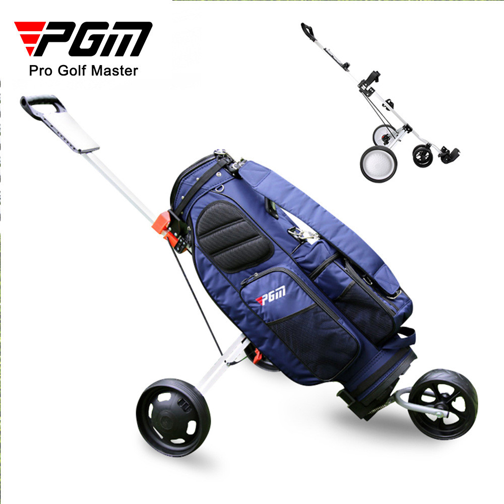 PGM Golf Three-Wheel & Four-Wheel Foldable Ball Cart Bags
