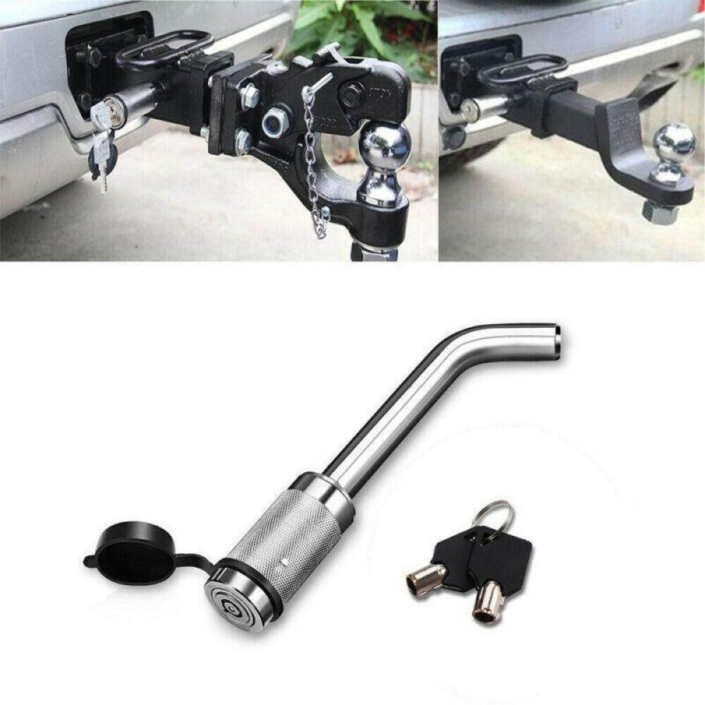 Trailer Hitch Lock 5/8" Aluminium Hitch Pin พร้อมกุญแจสำหรับ Tow Locking Trailer Hitch Lock 5/8" Alu