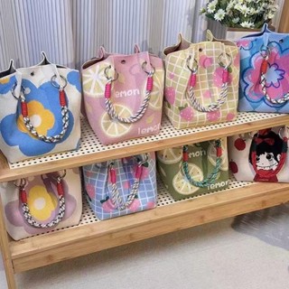 กระเป๋าถือถักนิตติ้ง ดีไซน์เฉพาะ ทันสมัย สำหรับผู้หญิง เหมาะ…