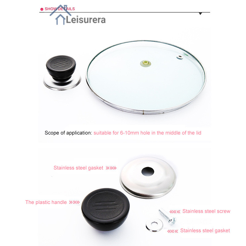 ✨ฝาหม้อสเตนเลสแบบมีปุ่มทรงโดมสำหรับใช้ในครัวเรือน🍀 - รูปที่ 5