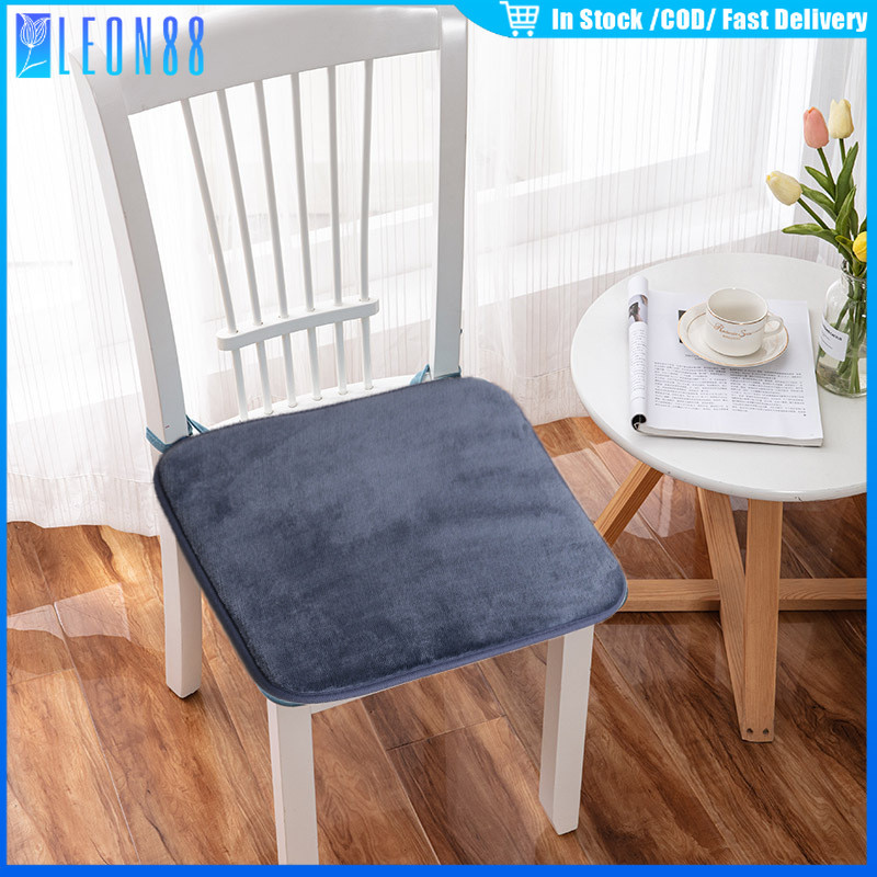 ของมาใหม่！เบาะรองนั่งเก้าอี้ สามสีให้เลือก 40*40CM สไตล์ยุโรป