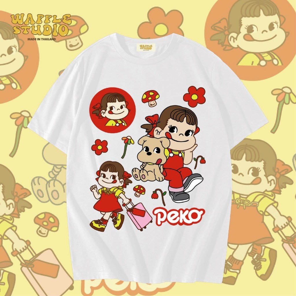 WS0380 เสื้อยืดขนาดใหญ่ Cotton1 WAFFLE STUDIO