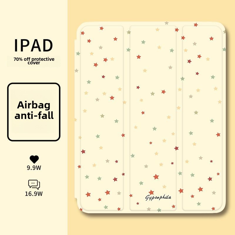เคสtpuเหมาะสําหรับipad Gen 2022/2023 Gen 5/6/7/8/9 Air1/2/3/4/5 M1/2 Min4/5/6 Pro11 2020/2021 Gen 10 2022 Graffiti Stars