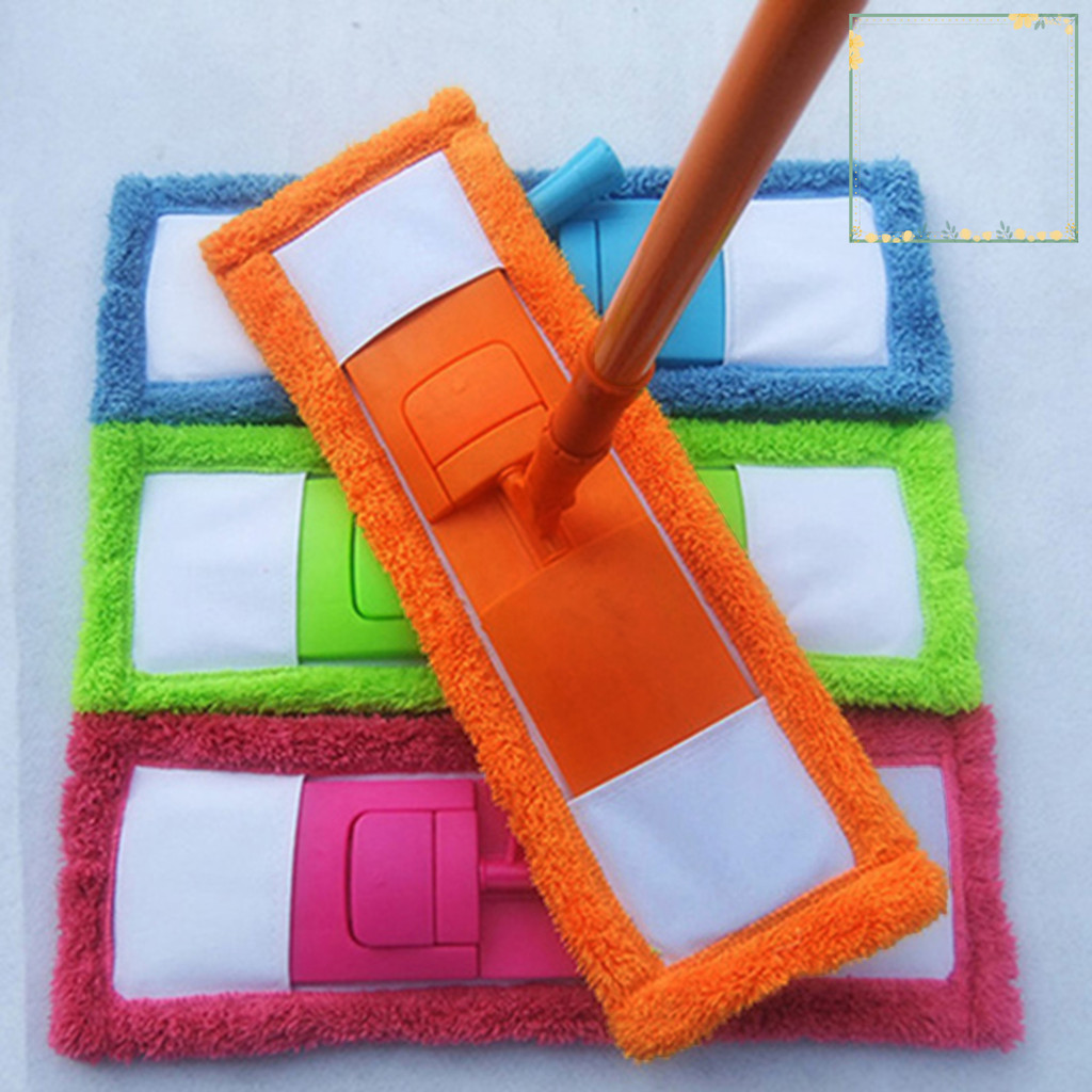 Ye-new แผ่นทําความสะอาด Coral Velet Refill ในครัวเรือน Dust Mop Head Replacement