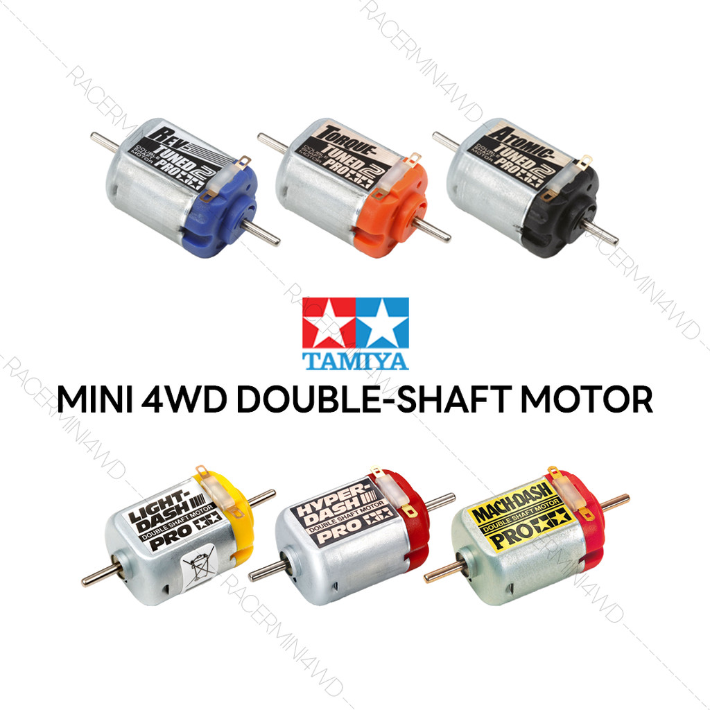 TAMIYA Mini 4WD Double-Shaft Motor มอเตอร์แกนคู่มินิโฟร์วีล 15375 15402 15433 15487 15488 15489 95159 95170 95172 95687