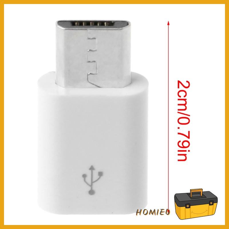 Homie USB Type C ถึง Micro USB Charger C Female to USB Male Adapter Charger Adapter