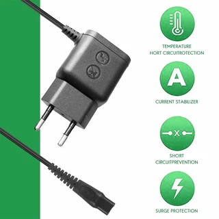 จัดส่งรวดเร็ว เครื่องชาร์จที่โกนหนวด 15V สำหรับ HQ8505 S5000 PT786S9311 อะแดปเตอร์ EU Plug