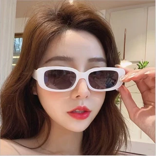Instagram ใหม่ แว่นตากันแดด ทรงสี่เหลี่ยม สไตล์ยุโรป อเมริกัน เรโทร สําหรับผู้หญิง