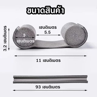 JIE HOME ยางกันขอบประตูบ้าน ที่รองประตูกันแมลง ที่กั้นประตูกันแอร์ออก คิ้วกั้นประตู ที่ปิดช่องบานประตู