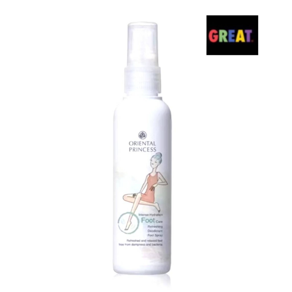 สเปรย์ลดกลิ่นอับเท้า Oriental Princess Intense Hydration Foot Care Refreshing Deodorant Foot Spray