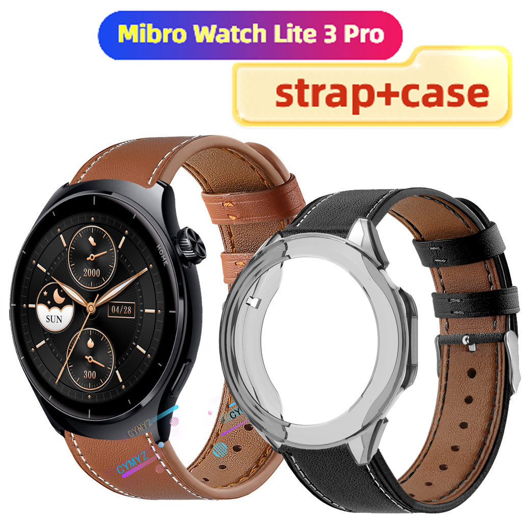 Mibro Watch Lite 3 Pro case ตัวป้องกันหน้าจอ Mibro Watch Lite 3 Pro strap สายหนัง สายรัดข้อมือกีฬา