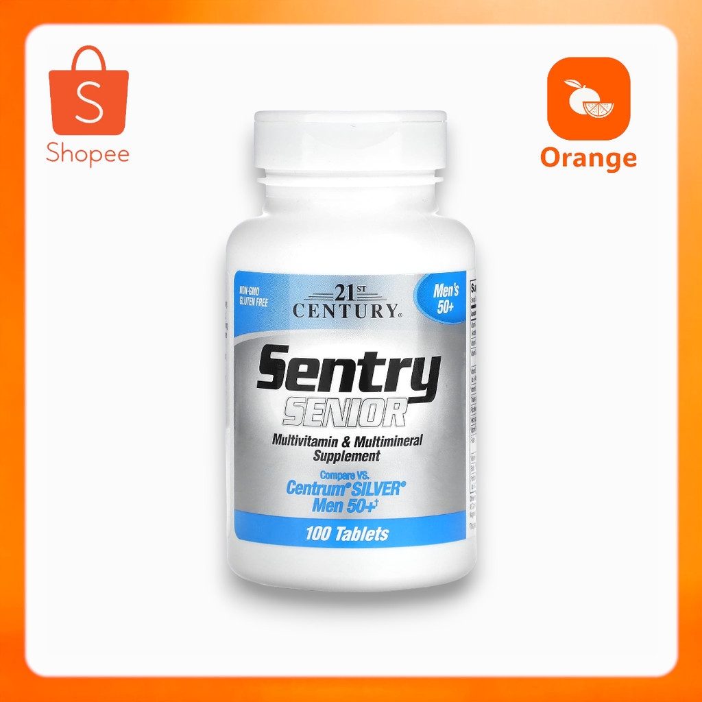 21st Century Sentry Senior  Multivitamin & Multimineral Supplement  Men's 50+ 100 Tablets