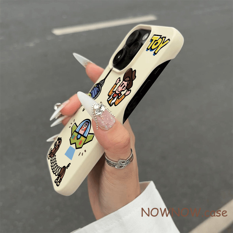 สําหรับiphone 16 15 14 13 12 11 Pro Max X XR XS Max 7 8 Plus Toy Storyการ์ตูนน่ารักAnti Fallเคสโทรศัพท์ปกอ่อน