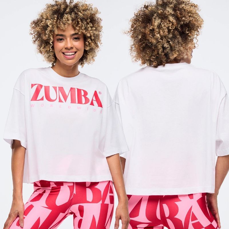 [แขนสั้น] Zumba Zumba Fitness Wear 2025 ShadesofPlay Series Cotton Short Sleeve Sports T-Shirt Fashi