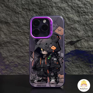 เทรนด์แฟชั่นเย็นหมีอ่อนนุ่ม เคสไอโฟน11 13 16 15 17 12 14 Pro Max 7Plus 16Plus 8Plus XR 7 8 16 14 15Plus X XS Max SE 2020