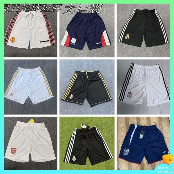 เสื้อฟุตบอลวินเทจ กางเกง Sweatball Real Madrid Manchester United Arsenal Chelsea Liverpool England A