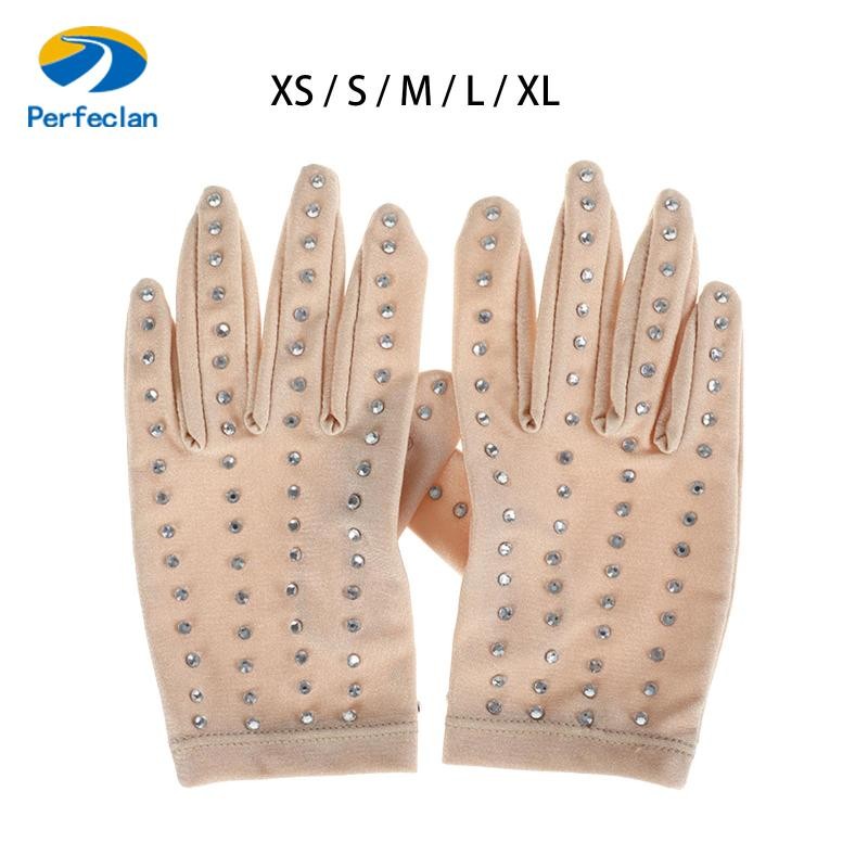 สมบูรณ์แบบ ถุงมือสเก็ตฟิกเกอร์ ถุงมือสเก็ตสําหรับการฝึกการแข่งขันสเก็ตรูปน้ําแข็ง