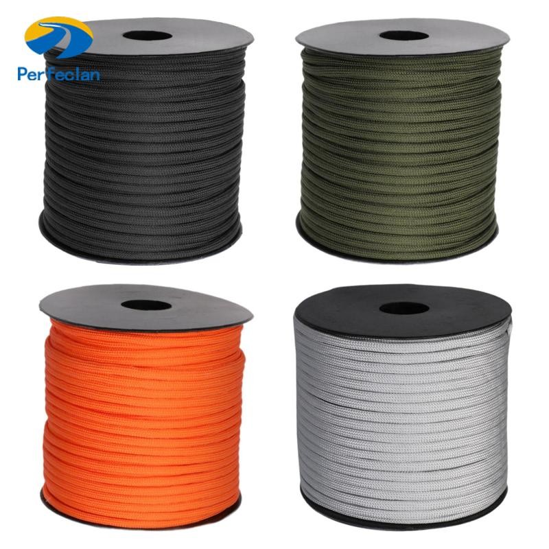 Perfeclan Camping Paracord มัลติฟังก์ชั่น DIY โครงการอุปกรณ์เสริมอเนกประสงค์ Camping Rope