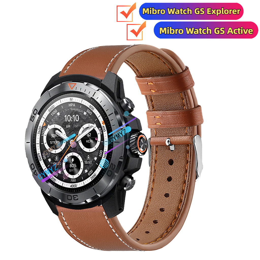 Mibro Watch GS Explorer strap สายหนัง Mibro Watch GS สายที่ใช้งาน สายรัดข้อมือแบบสปอร์ต