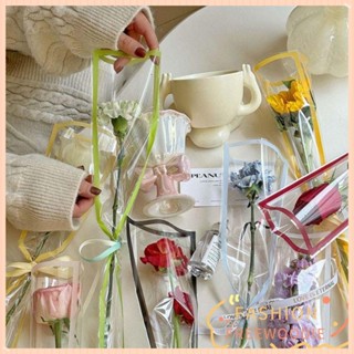 Freewoodie ถุงบรรจุดอกไม้, ถุงช่อดอกไม้เดี่ยวใส OPP, ถุงห่อด…