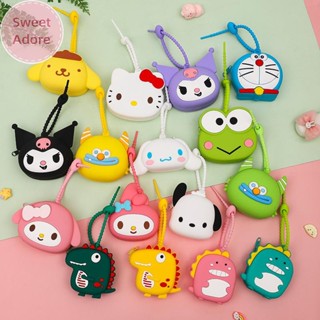 Sweetadore กระเป๋าใส่เหรียญซิลิโคนกระเป๋าเก็บจี้พวงกุญแจกระเ…