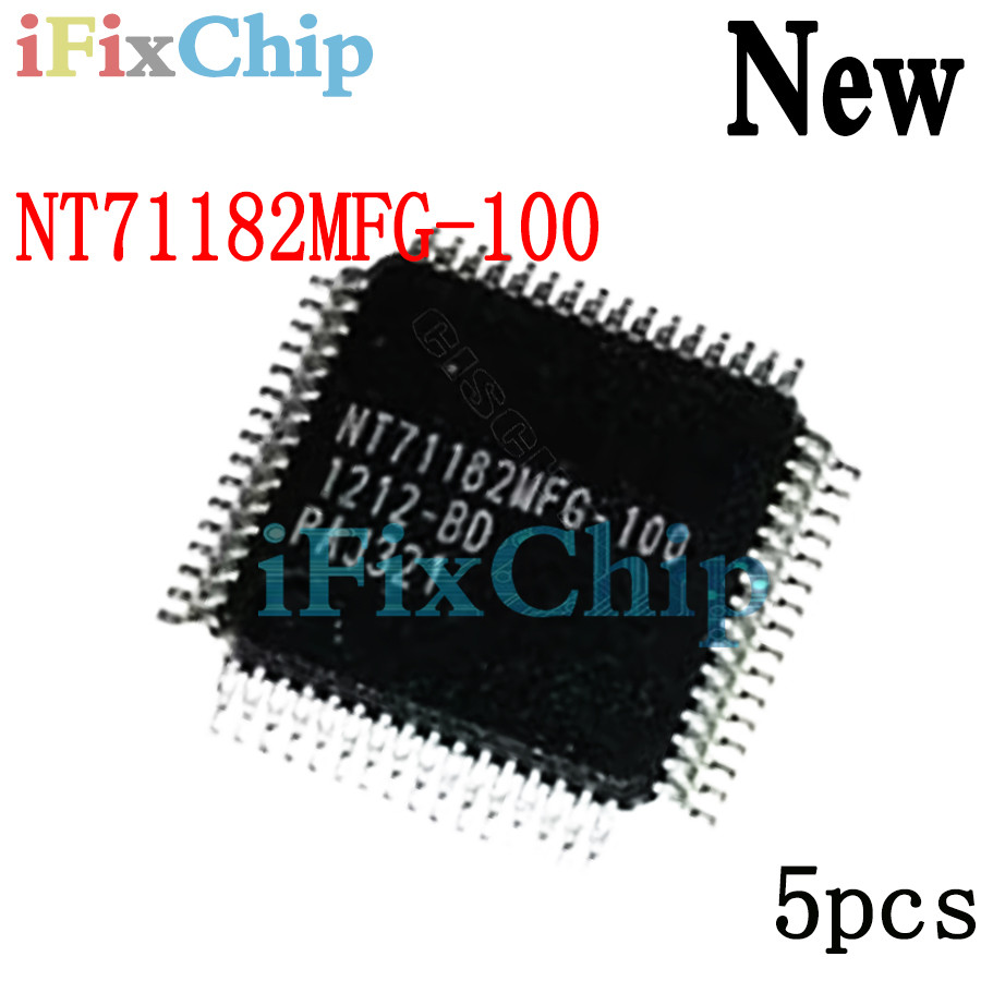 5 ชิ้นใหม่เอี่ยม NT712182MFG-100 QFP NT71182MFG