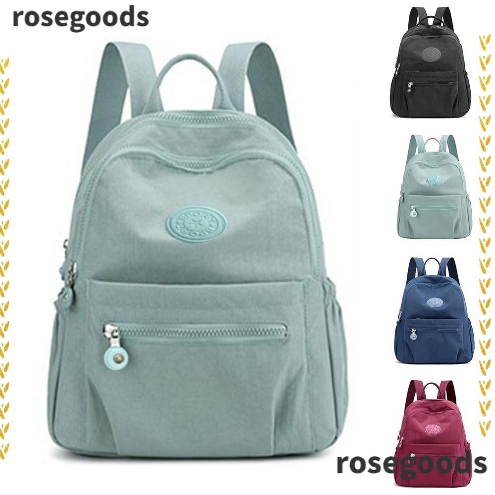 Rosegoods1 กระเป๋าสะพาย,น้ําหนักเบาสวมใส่มินิ Rucksack,แฟชั่นกันน้ําความจุขนาดใหญ่กระเป๋าเป้สะพายหลังขนาดเล็กโรงเรียน