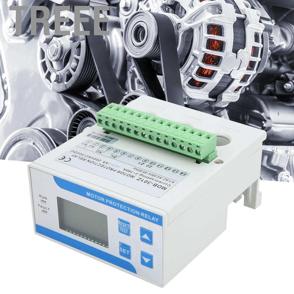 Treee Treee-th Motor Overload Protector Integal Integal Relay Overload Relay 3 เฟสเฟสเฟสภายใต้โหลด