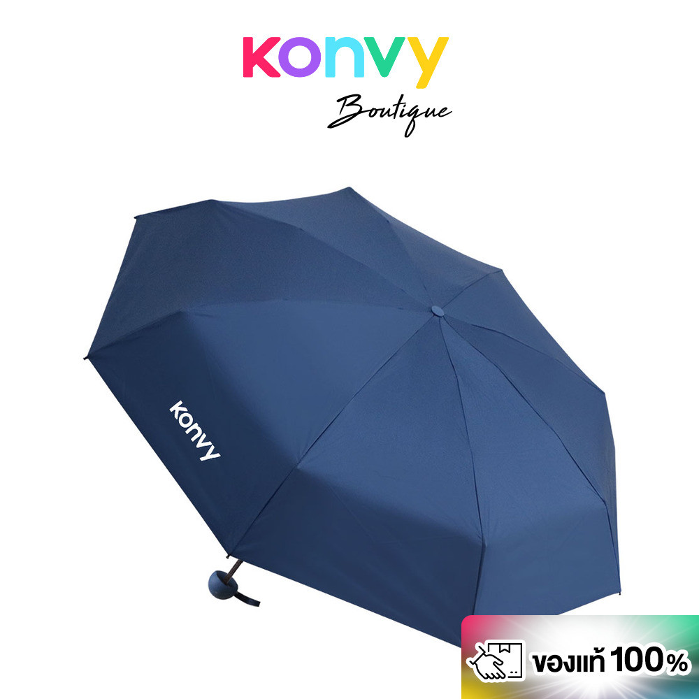 Konvy Portable Pocket Sun Umbrella คอนวี่ ร่มกันยูวีแบบออโต้พับ 3 ตอน.