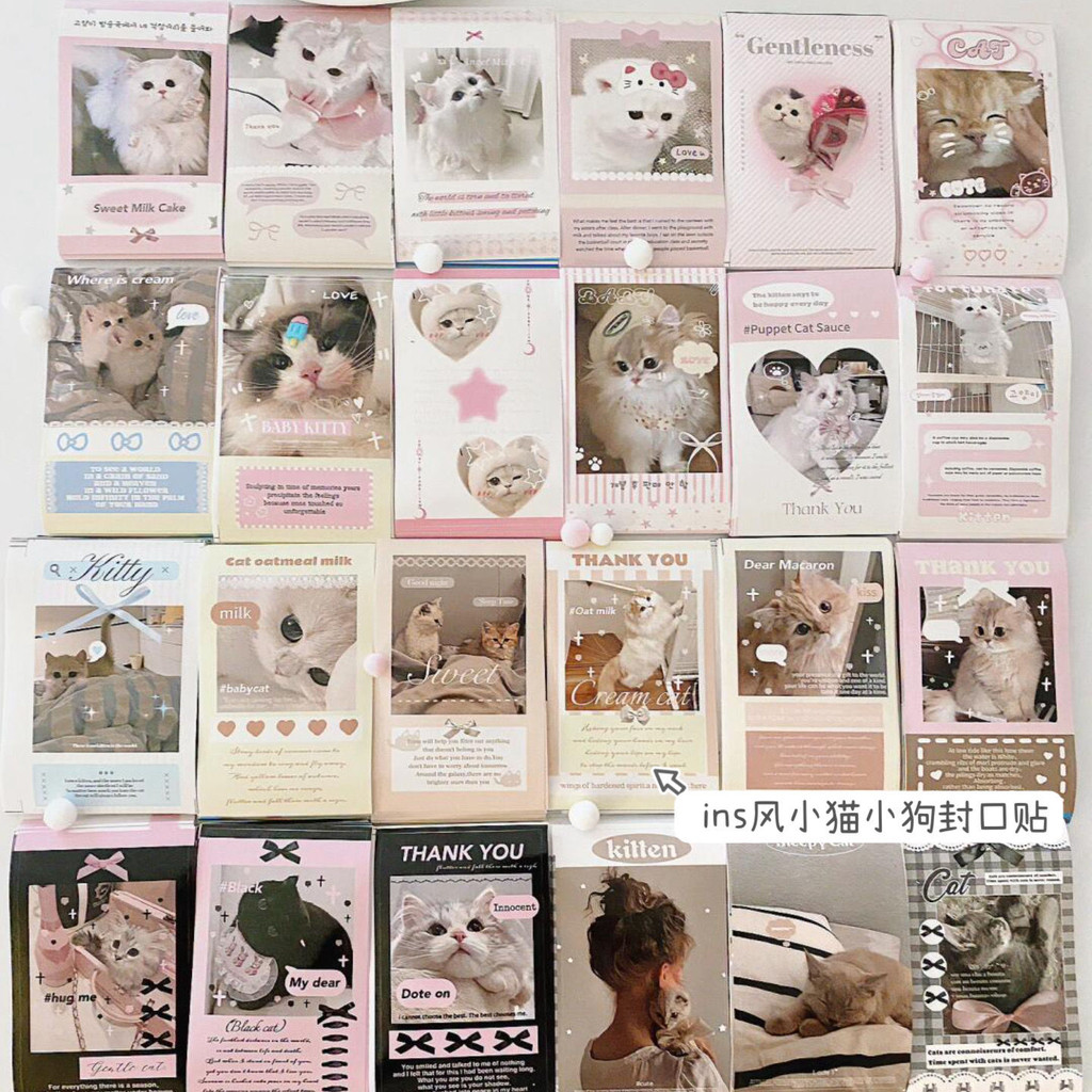 [20] ลูกแมว ลูกสุนัข ริบบิ้น บัลเล่ต์พรีเมียม ตกแต่งตู้มือ ของขวัญ บรรจุภัณฑ์