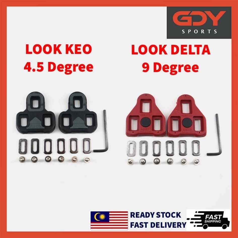GDY SPORTS Roadbikes จักรยาน Cleat LOOK KEO 4.5 องศา & DELTA LOOK 9 องศา Cleat Cycling Shoe Cleat