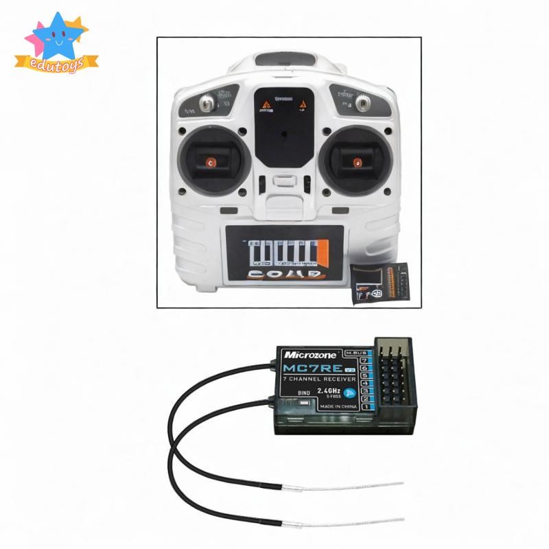 [Edstars] ตัวรับสัญญาณ MC6,เครื่องส่งสัญญาณคอนโทรลเลอร์ 6CH,ระบบ 3.5V-7.4 สําหรับรีโมทคอนโทรล MC6C,H