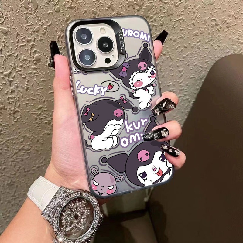 🌹การ์ตูนน่ารักคุโรมิเมโลดี้ เคส Iphone 11 16 13 15 Pro Max 7Plus 14 11 12 Pro Max 7Plus XR X XS Max 7 8 14 15 Plus - รูปที่ 4