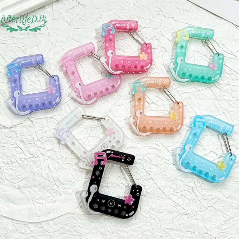 AF อะคริลิค charm carabiner สำหรับปีนเขาและตกแต่ง พร้อมใช้เป็นพวงกุญแจ หรือประดับกระเป๋าเป้ สไตล์น่ารัก และสร้างสรรค์