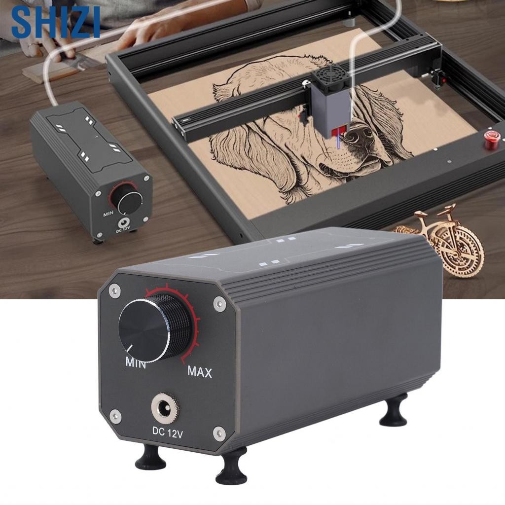ShiZi คัตเตอร์แอร์ช่วยอลูมิเนียมอัลลอยด์เปลือก 12V 3A engraver kit เสียงรบกวนต่ำสำหรับการตัด CNC