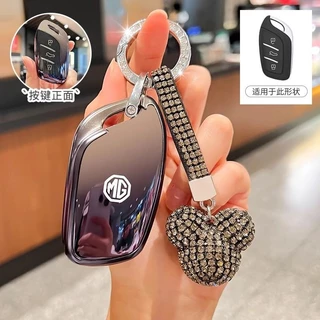 Tpu รถสมาร์ทคีย์สําหรับ MG4 MG5 MG6 MG ZS EV HS EHS ZX GT คีย์ป้องกันพวงกุญแจอุปกรณ์เสริม