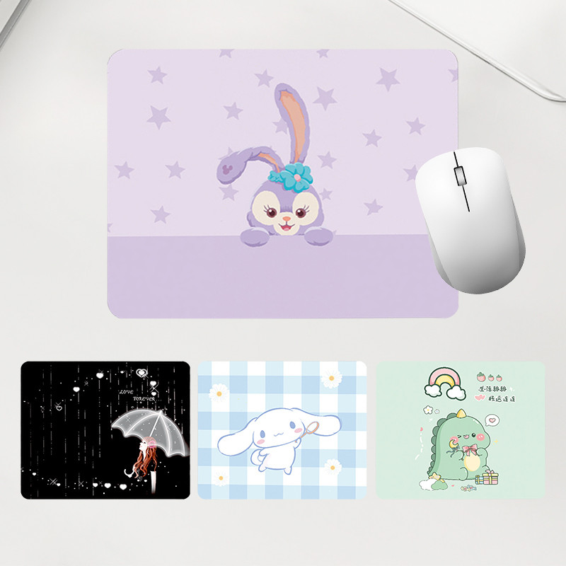 แผ่นรองเม้าส์ Mouse Pad ที่รองเม้าส์ ลายการ์ตูนน่ารักง หนานุ่มลื่น ทนทาน ซักได้ กันน้ำ กันลื่น