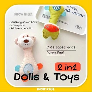 Rattle Baby Stick พร้อม Bell Interactive ของเล่นสําหรับเด็ก เด็กแรกเกิด เด็กหญิง