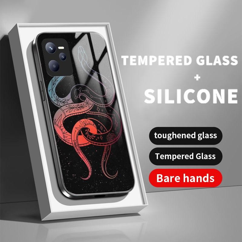 เหมาะสำหรับ Realme C35 7 Pro 2 Pro V13 5G กรณีโทรศัพท์ใหม่เคส Wildlife Hydra