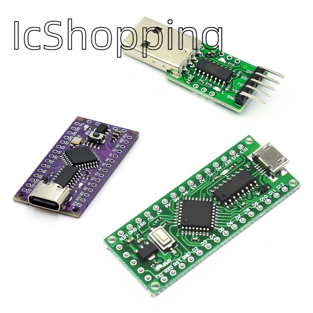 1/3PCS LGT8F328P-LQFP32 MiniEVB TYPE-C MICRO USB เข้ากันได้กับ ATMEGA328 สําหรับ Nano V3.0 LGT8F328P